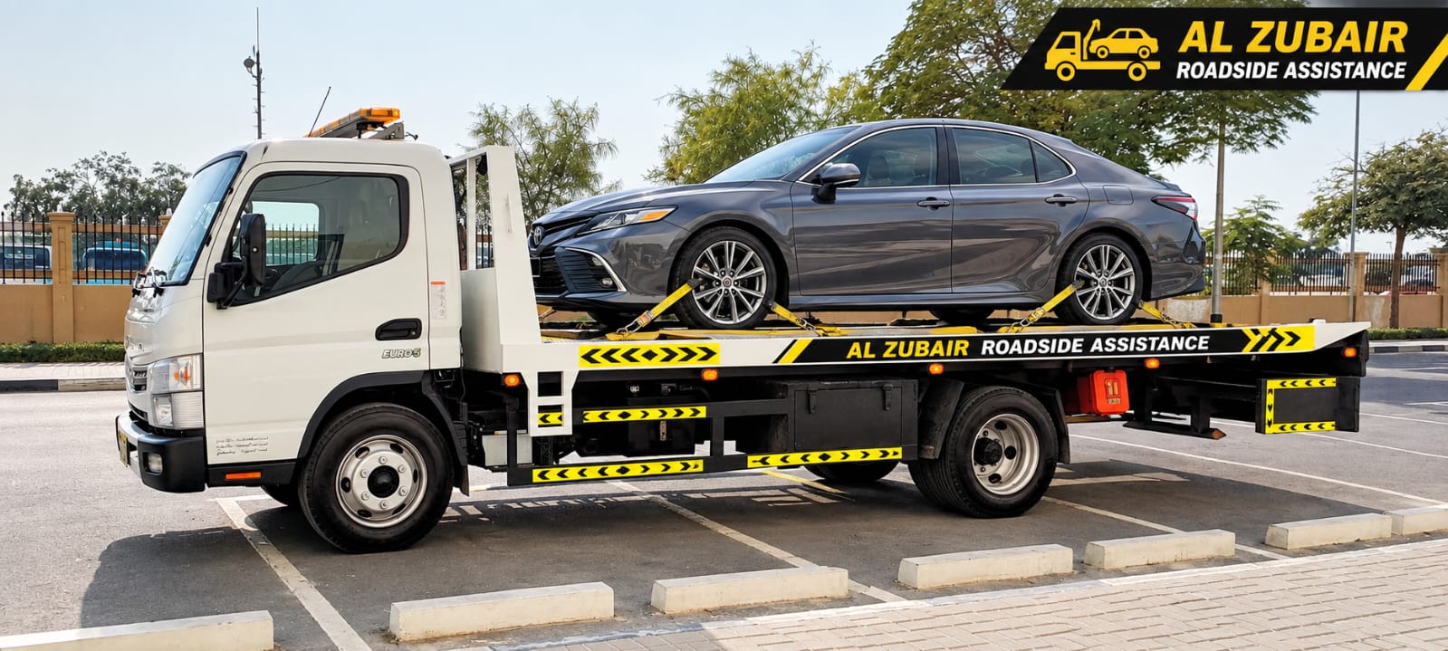 Al Zubair roadside assistance truck in Dubai