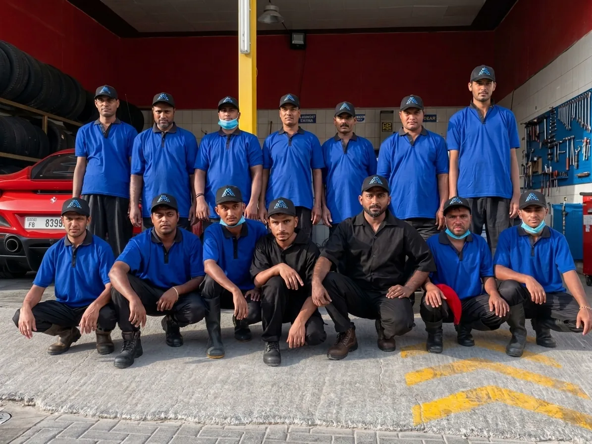 Al Zubair Auto Care workshop in Al Quoz Dubai